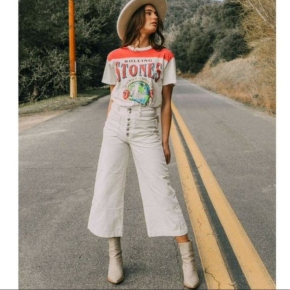 FREE PEOPLE Colette Wide-Leg Jeans